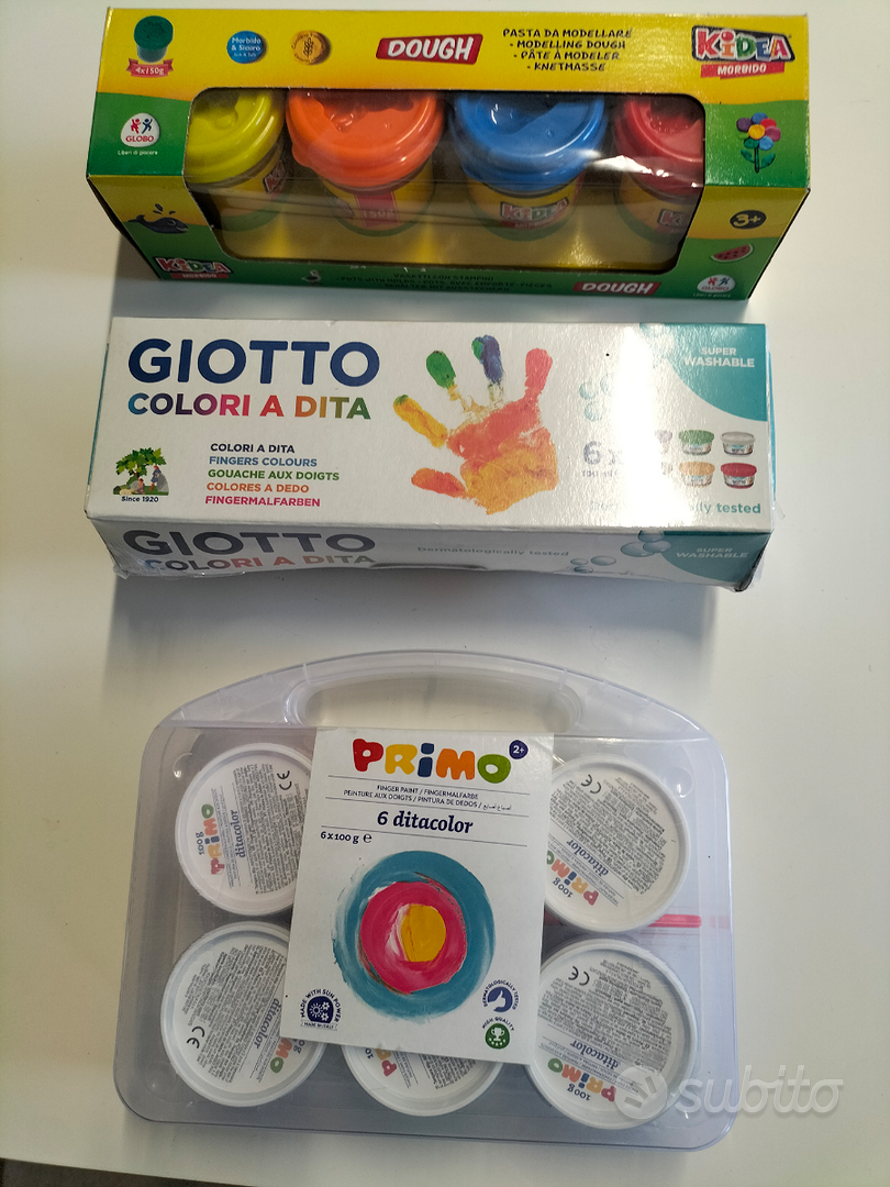 Giotto - Dita, Set di colori per dita