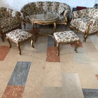 Divano d'epoca completo