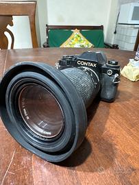 Reflex analogica Contax +obiettivo Tamron 35-210mm