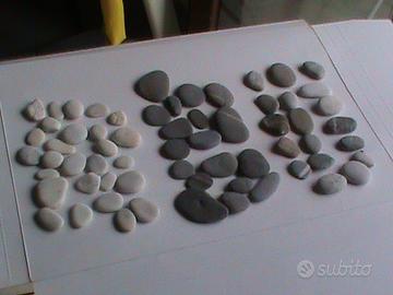 CIOTTOLI COLORATI PIATTI , LEVIGATI DAL MAR LIGURE