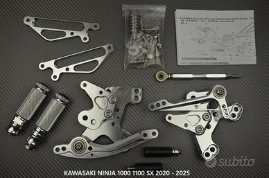 Pedane arretrate KAWASAKI NINJA 1000 1100 SX 2020