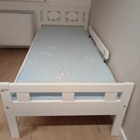 letto IKEA kritter bianco 70x160 con base a doghe