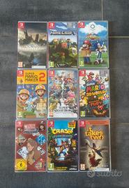 Nintendo Switch - Lotto giochi vari Mario Crash La