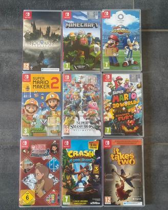 Nintendo Switch - Lotto giochi vari Mario Crash La