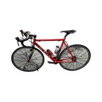 Bici da corsa derosa super accessoriata