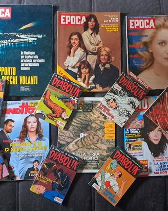 lotto riviste fumetti come da foto