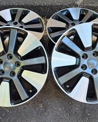 Cerchi in lega R18 Neri diamanti 5x114.3 