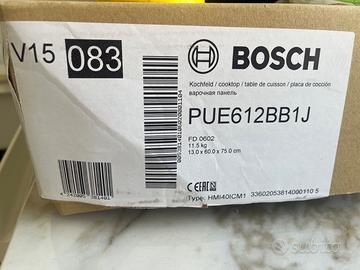 Piano cottura a induzione Bosh PUE612BB1J bianco