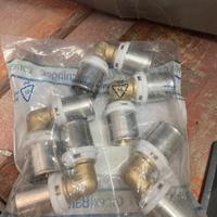 N. 5 Gomito curva 26 26 multistrato a pressare