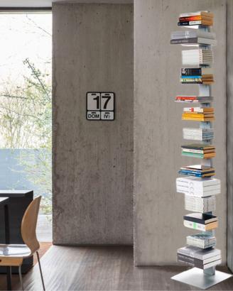 Libreria Sapiens H 202 Alluminio di BBB Italia