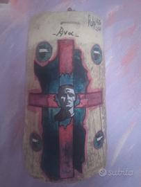 tegola sarda dipinta a mano