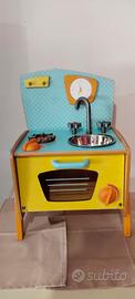 cucina giocattolo in legno