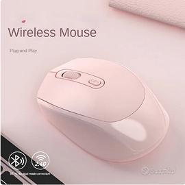 Mouse ricaricabile wireless + Bluetooth 5.2 NUOVO - Informatica In vendita  a Parma