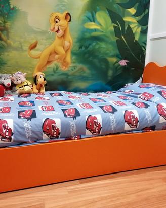 letto singolo più letto a scomparsa