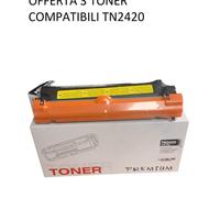3 TONER COMPATIBILE BROTHER TN-2420 MFC L2710DW L2