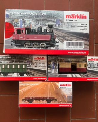 trenini MARKLIN loco digitale KLVM 36873 + vagoni