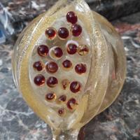 melograno in vetro di Murano 