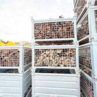 Cassoni zincati in rete e lamiera zincata