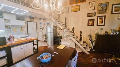 Originale appartamento con soppalco e box. €.108mi