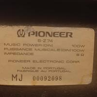 coppia di casse acustiche Pioneer S-Z74 in legno