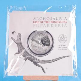 Sudafrica 2019 - 1oz Ag - Archosauria Euparkeria
