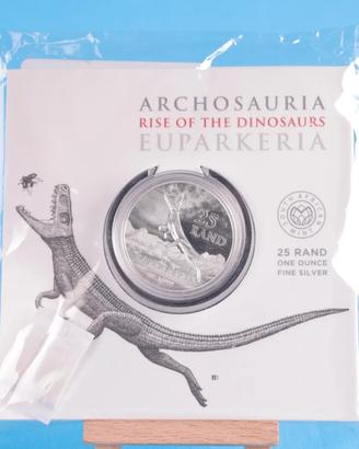 Sudafrica 2019 - 1oz Ag - Archosauria Euparkeria