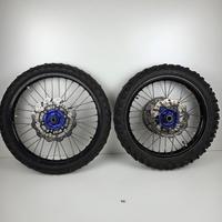 YAMAHA YZ YZF 2017 2018 RUOTE 19 21 CERCHI GOMME