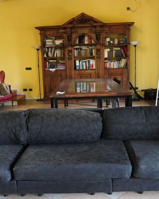 Divano B&B Italia 3 posti sfoderabile grigio scuro