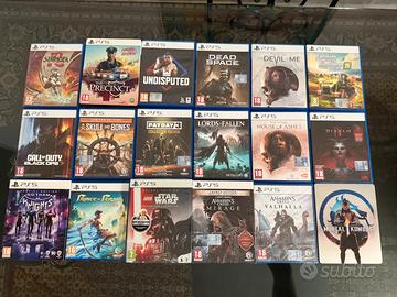 Lotto 18 titoli PS5 Playstation5