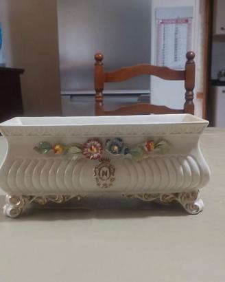Centrotavola ceramica Capodimonte vintage