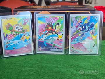 Primi Compagni Pokemon Alola Rowlet Litten Popplio
