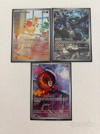 Lotto carte pokémon – rare, da collezione