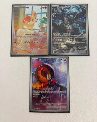 Lotto carte pokémon – rare, da collezione
