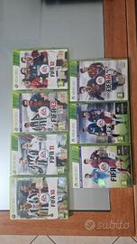 collezione giochi fifa xbox 360