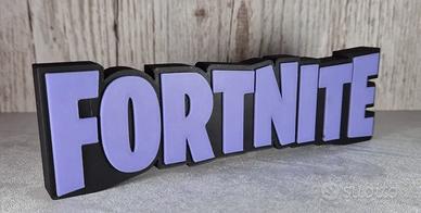 Logo Fortnite in Plastica 3D