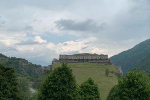 Mansarda con vista sul forte di Exilles