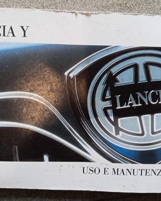 Manuale uso e manutenzione lancia Y anni 90-2000
