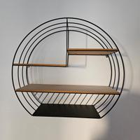 bacheca legno e acciaio