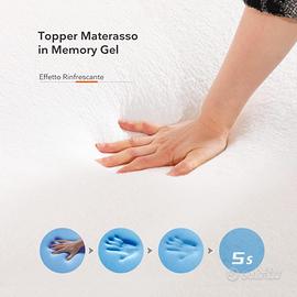 Topper 160×190cm – Memory Gel 10cm