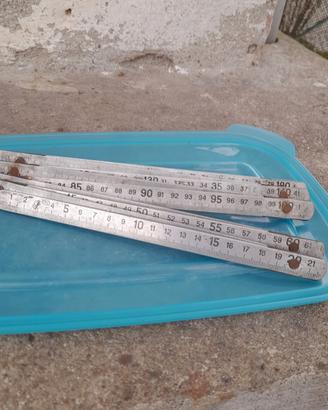 METRO DOPPIO IN METALLO