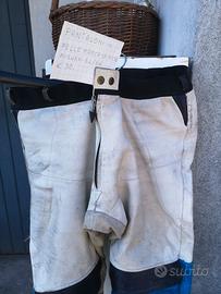 Calzoni cross vintage in pelle tgl 54-56