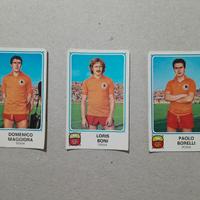 Lotto di 3 Figurine Calciatori Panini 1978-79 ROMA