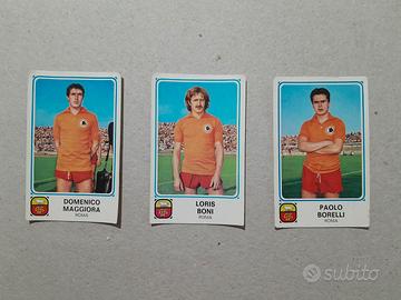 Lotto di 3 Figurine Calciatori Panini 1978-79 ROMA