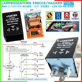 G.CARTIER 01403★RELÈ LAMPEGGIATORE FRECCE PEUGEOT★