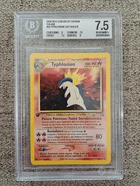 Typhlosion neo genesis #18 1 edizione BGS 7,5 