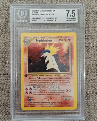 Typhlosion neo genesis #18 1 edizione BGS 7,5 
