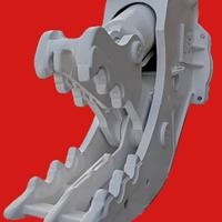 PINZA FRANTUMATORE DEMOLITRICE ESCAVATORE