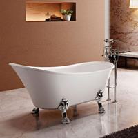 Vasca Freestanding piedini Cromati stile Retrò