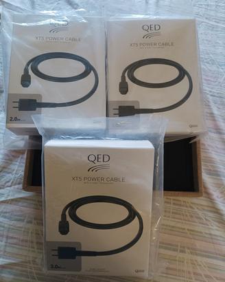 Tris Cavi Alimentazione QED XT5 (2x 2m + 1x 3m) - 