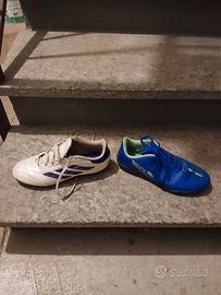Scarpe calcio calcetto Adidas Copa Pure e Decathlo